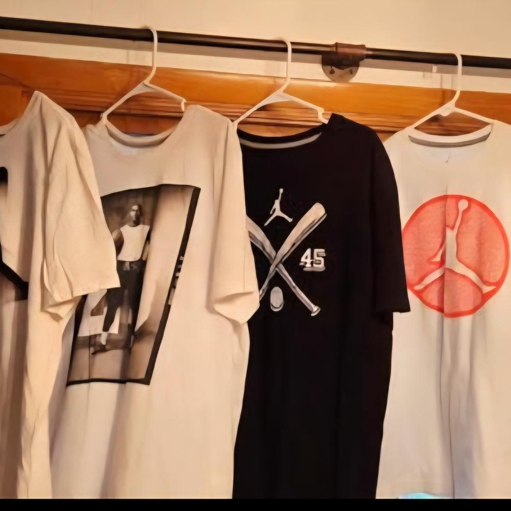 Jordan Short Sleeve Tees - White, Black, Red